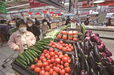 中国食用农产品价格连降两周